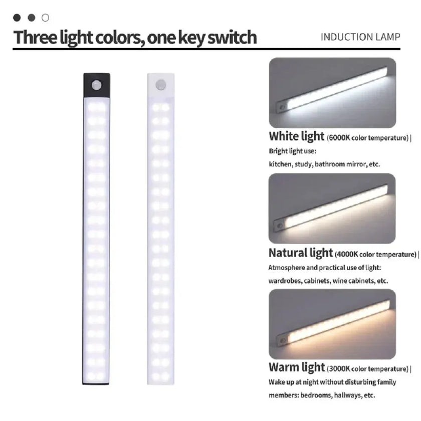 Aluminum Modern Wireless LED Under Cabinet Light