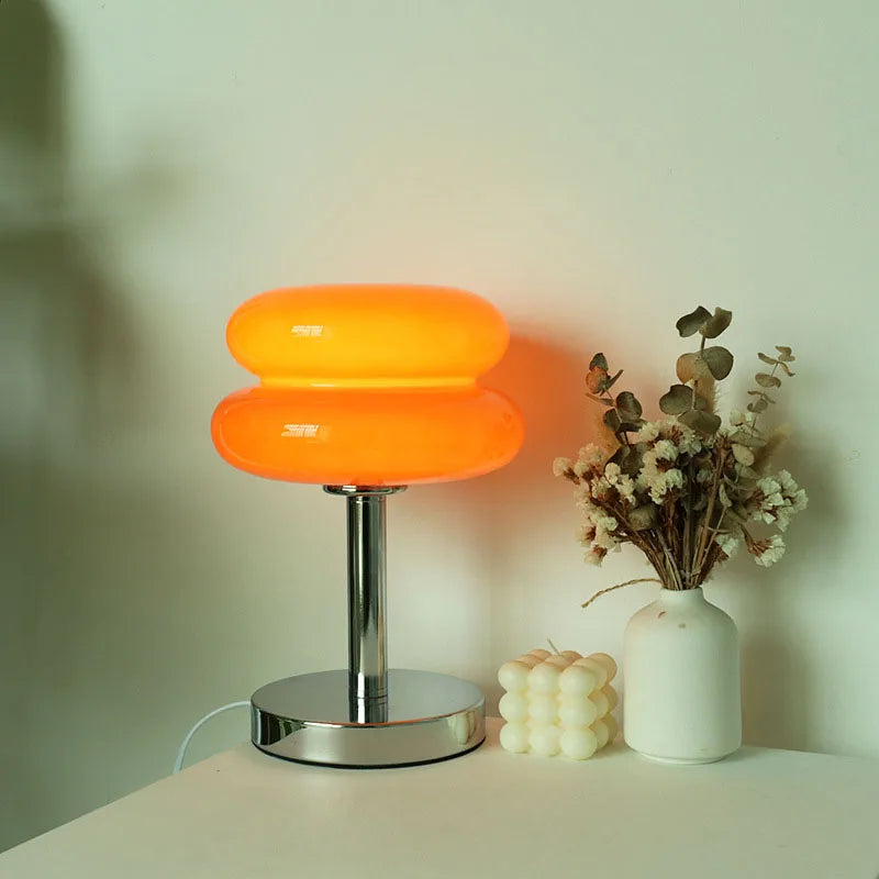 Dimmable Modern Macaron Glass Table Lamp