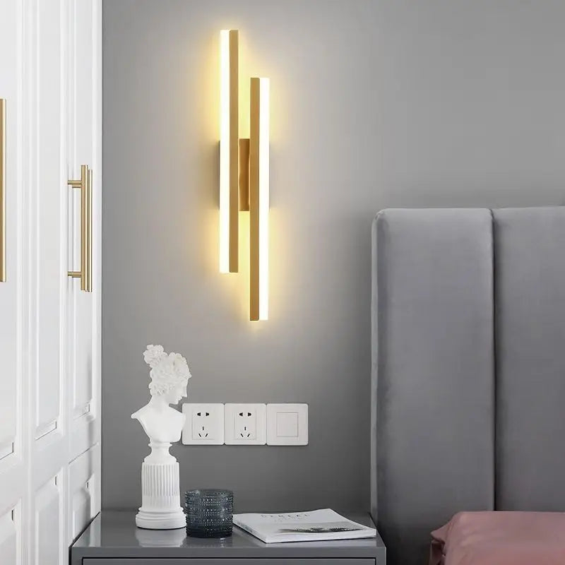 Industrial Copper Pipe Acrylic LED Wall Sconce