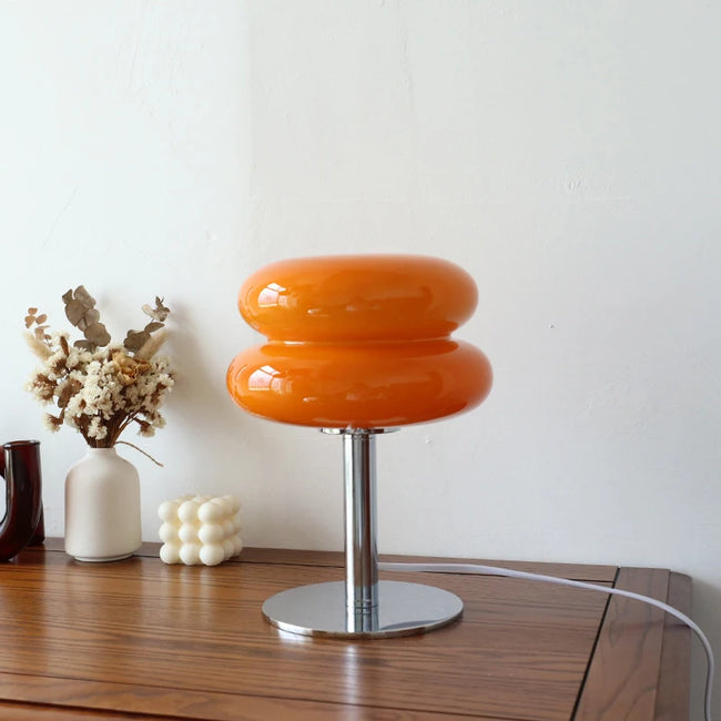 Dimmable Modern Macaron Glass Table Lamp