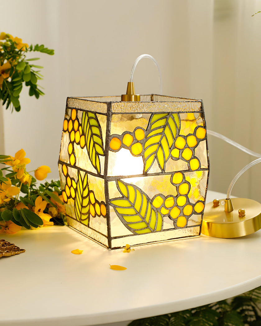 Calvrane Stained Glass Dome Pendant Light