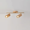 Scandinavian Shaker Ash Wood Multi-Head Spotlight