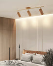 Scandinavian Shaker Ash Wood Multi-Head Spotlight