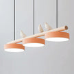 Scandinavian Bird Resin Linear Pendant Lamp
