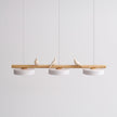 Scandinavian Bird Resin Linear Pendant Lamp
