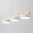 Scandinavian Bird Resin Linear Pendant Lamp
