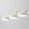 Scandinavian Bird Resin Linear Pendant Lamp
