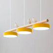Scandinavian Bird Resin Linear Pendant Lamp