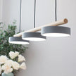 Scandinavian Bird Resin Linear Pendant Lamp