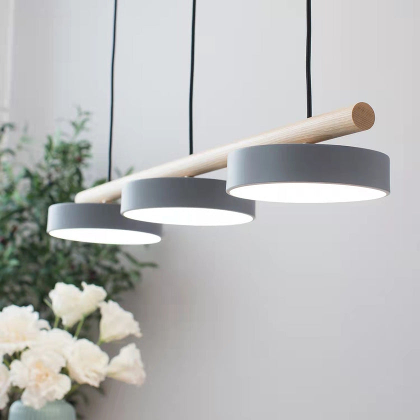 Scandinavian Bird Resin Linear Pendant Lamp