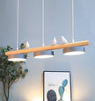 Scandinavian Bird Resin Linear Pendant Lamp