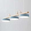 Scandinavian Bird Resin Linear Pendant Lamp