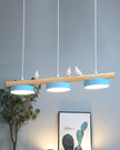 Scandinavian Bird Resin Linear Pendant Lamp