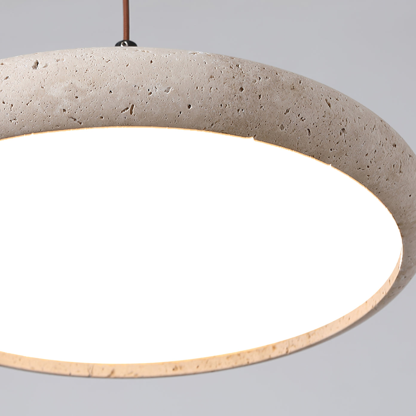 Travertine Art Deco Pendant Lamp