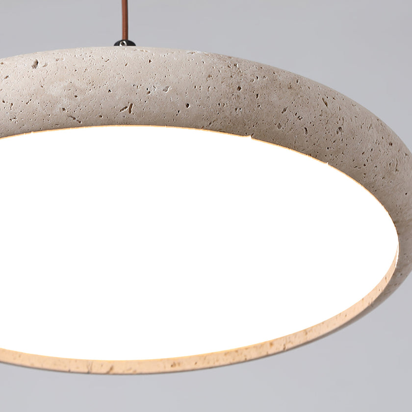 Travertine Art Deco Pendant Lamp