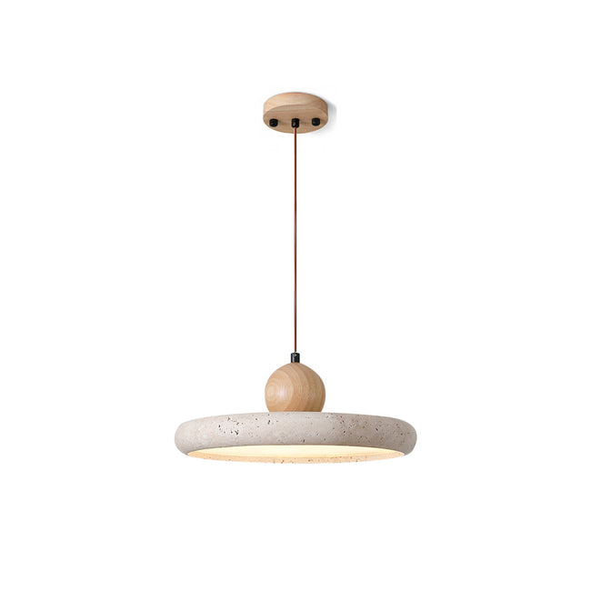 Travertine Art Deco Pendant Lamp