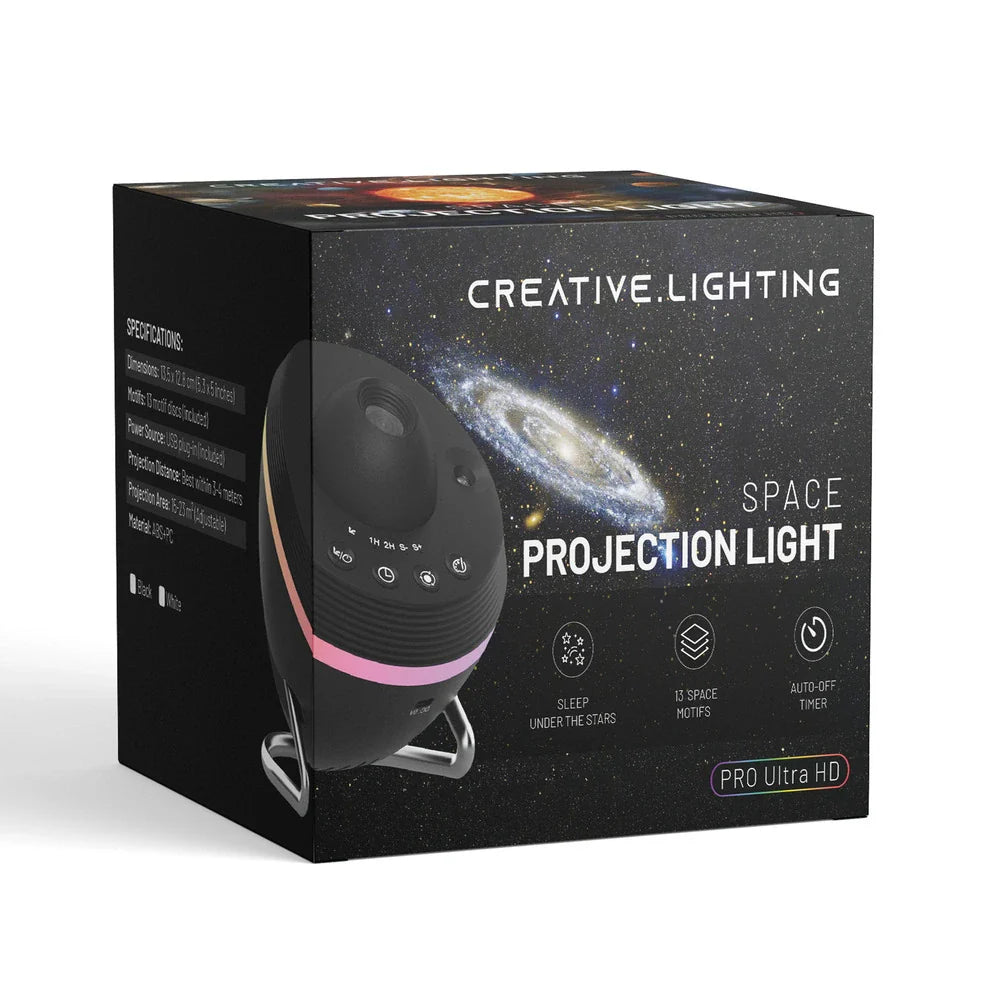 Modern Galaxy Star Projector Night Light for Bedroom