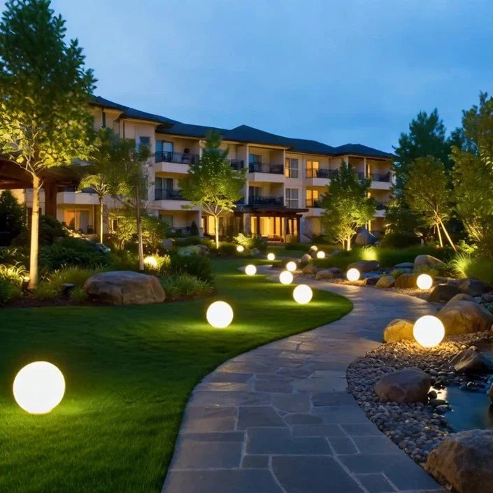 Adjustable Modern Spherical Garden Light