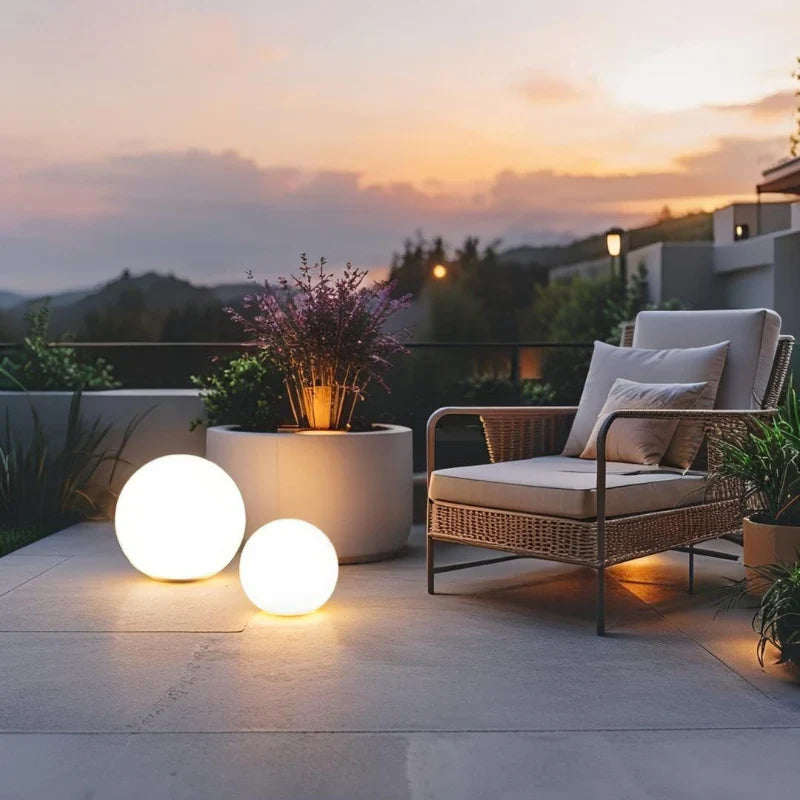 Adjustable Modern Spherical Garden Light