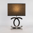 Fabric Scandinavian Stainless Steel Table Lamp