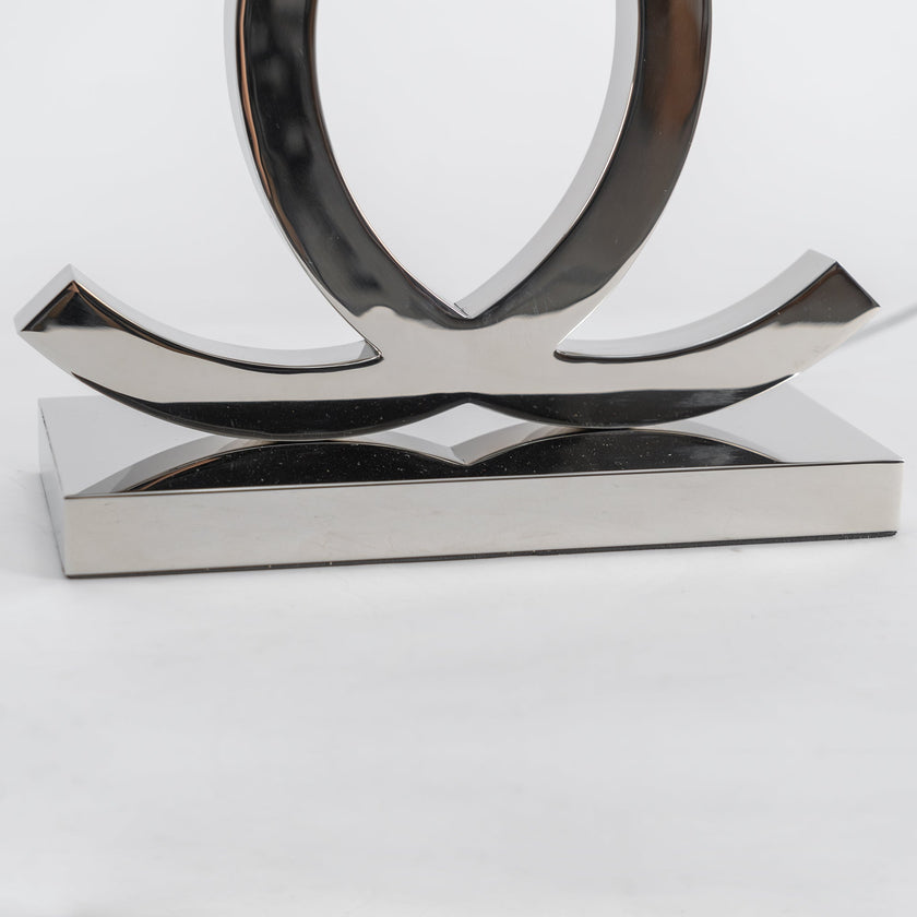 Fabric Scandinavian Stainless Steel Table Lamp