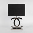Fabric Scandinavian Stainless Steel Table Lamp