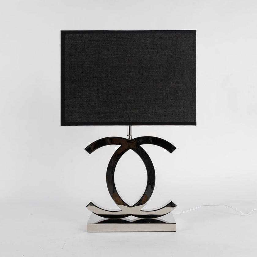 Fabric Scandinavian Stainless Steel Table Lamp