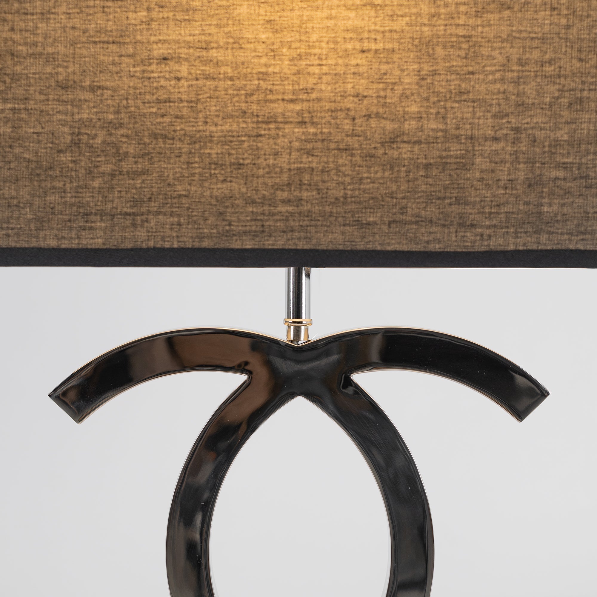 Fabric Scandinavian Stainless Steel Table Lamp