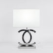Fabric Scandinavian Stainless Steel Table Lamp
