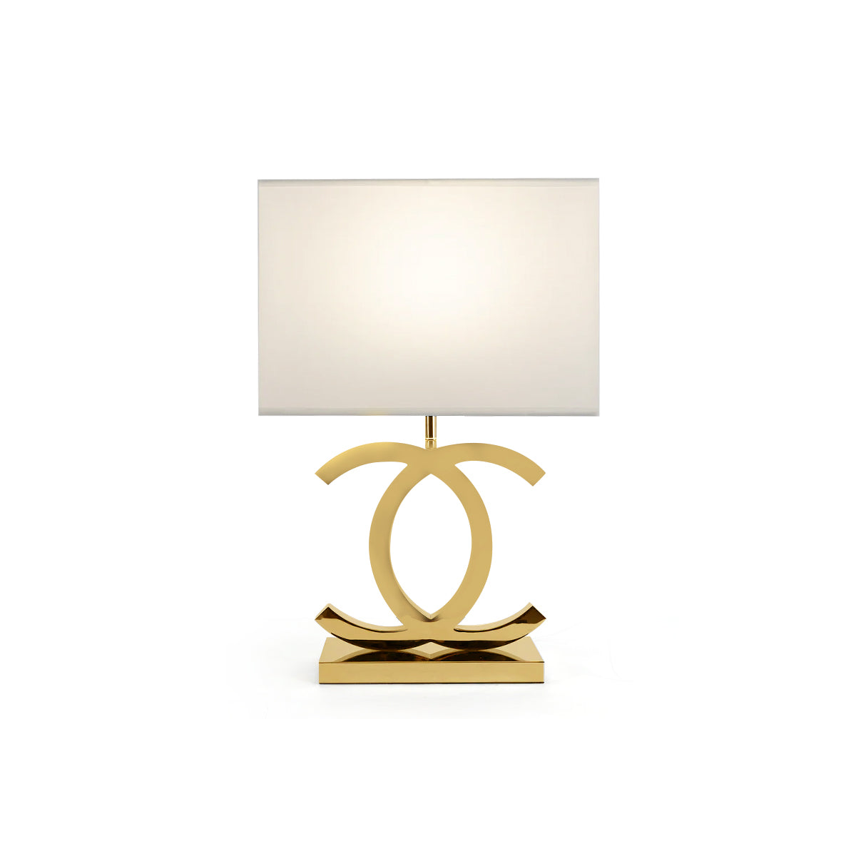 Fabric Scandinavian Stainless Steel Table Lamp