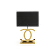 Fabric Scandinavian Stainless Steel Table Lamp