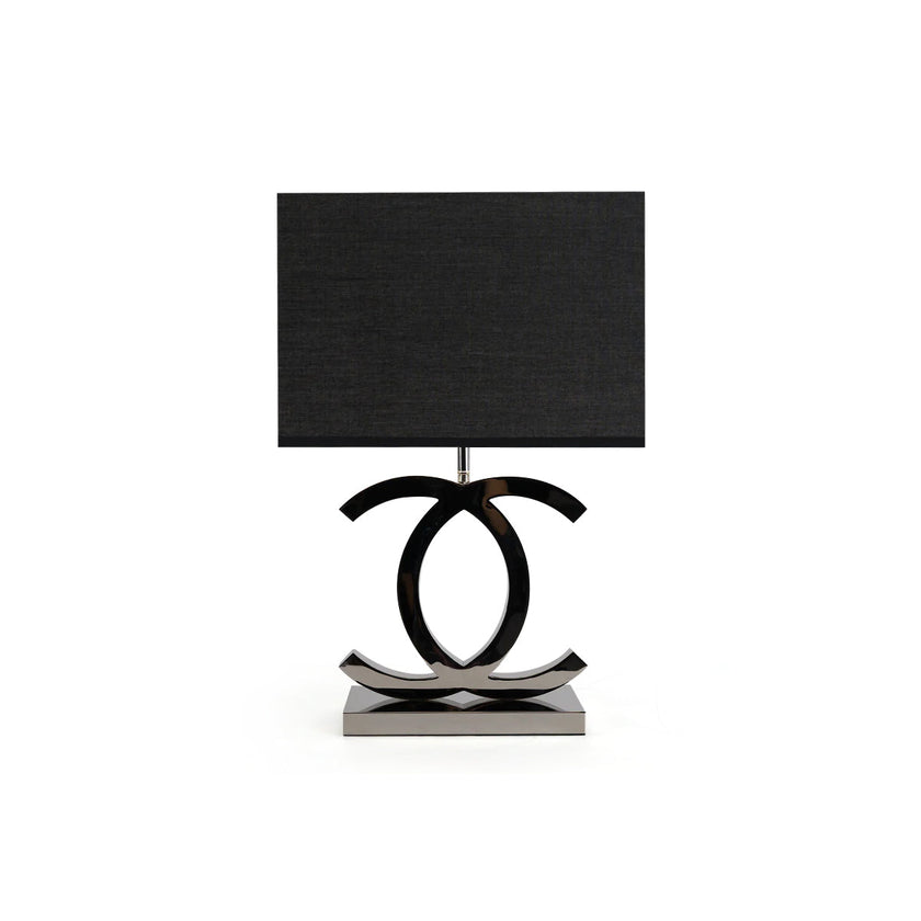Fabric Scandinavian Stainless Steel Table Lamp