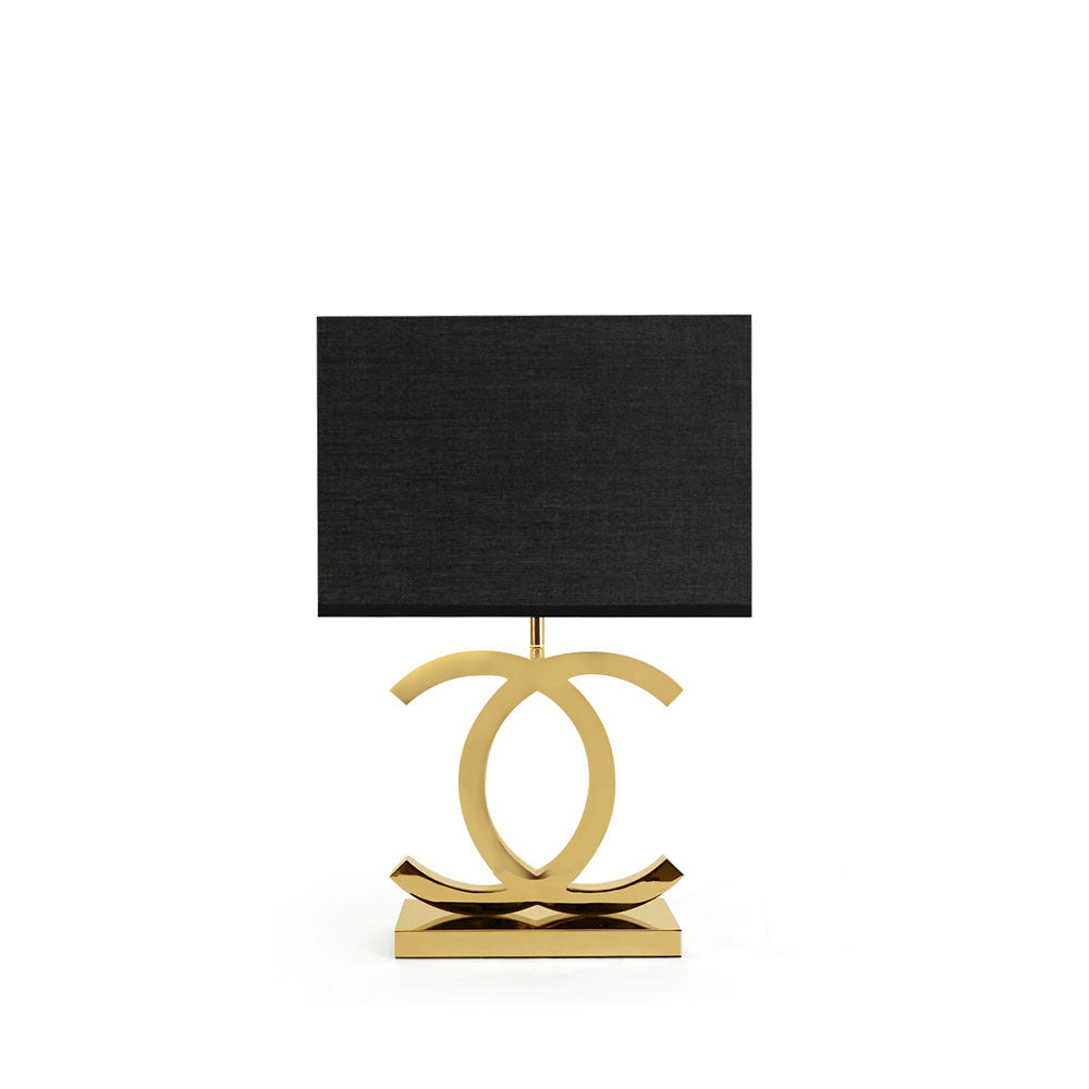 Fabric Scandinavian Stainless Steel Table Lamp