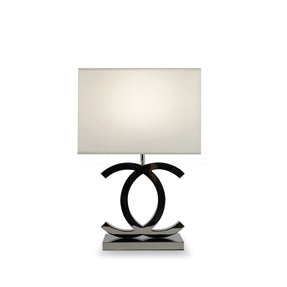 Fabric Scandinavian Stainless Steel Table Lamp