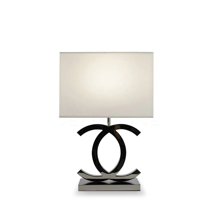 Fabric Scandinavian Stainless Steel Table Lamp