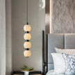 Calvrane Alabaster Beaded Cluster Chandelier