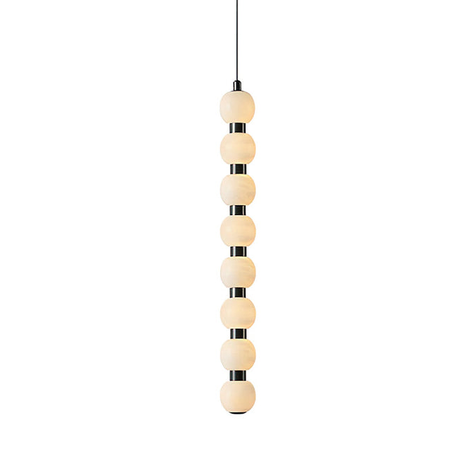 Calvrane Alabaster Beaded Cluster Chandelier