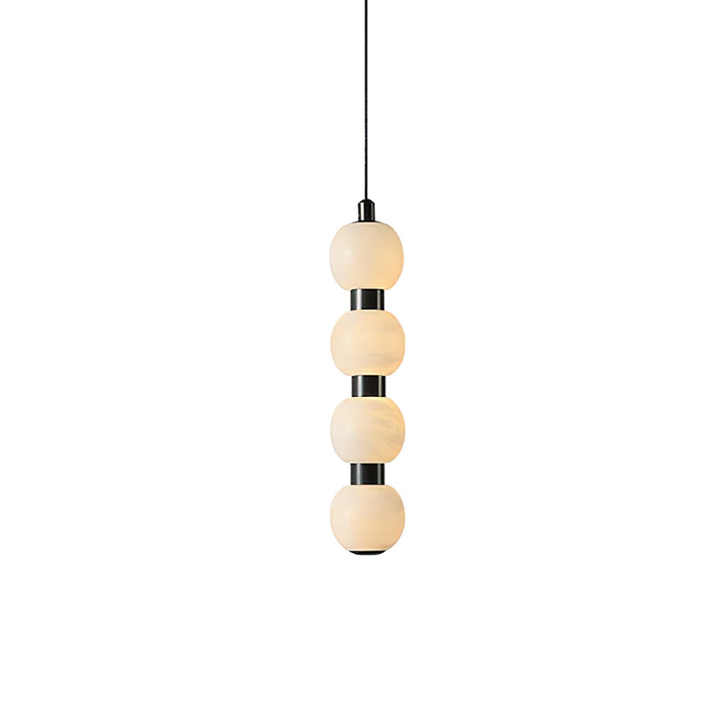 Calvrane Alabaster Beaded Cluster Chandelier