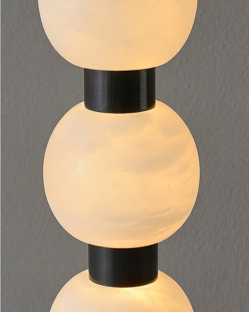 Calvrane Alabaster Beaded Cluster Chandelier