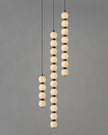 Calvrane Alabaster Beaded Cluster Chandelier