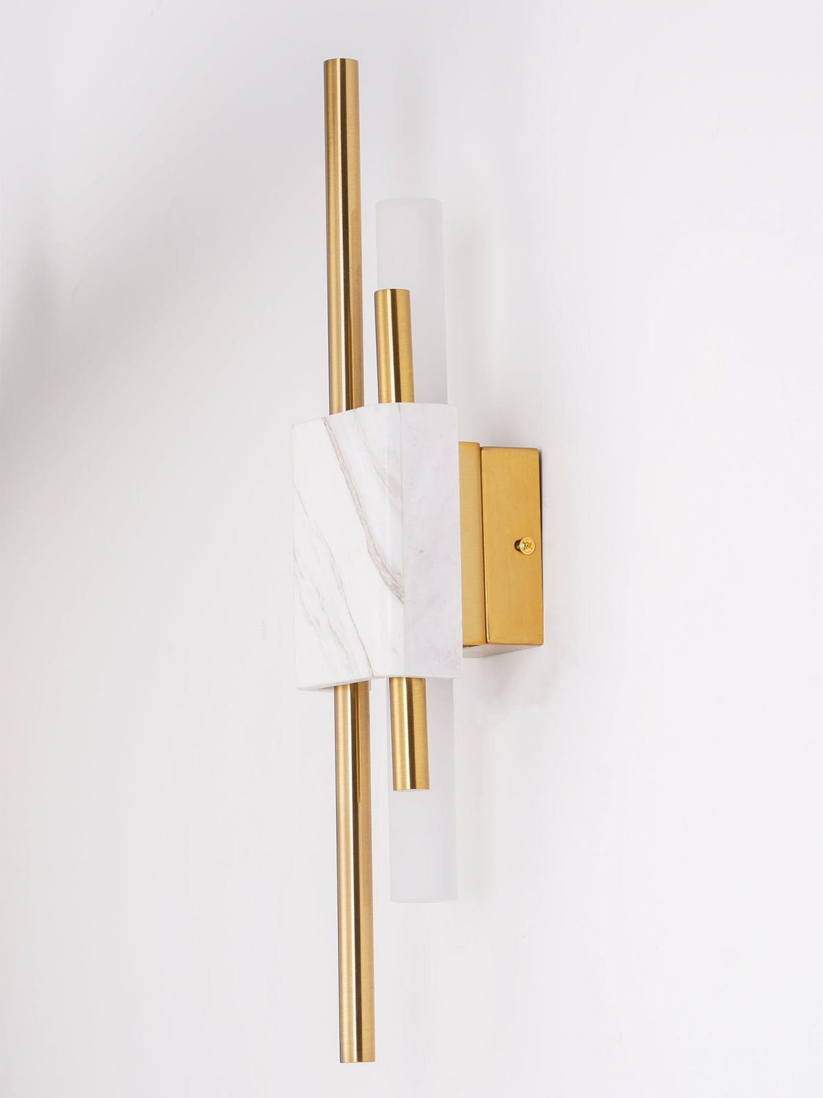 Marble Asymmetric Rod Wall Sconce