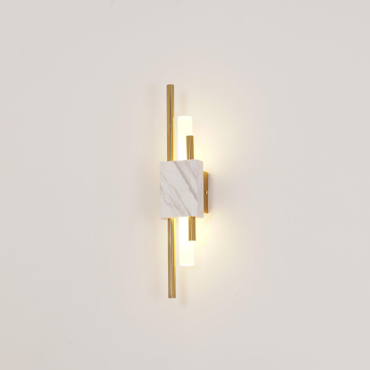 Marble Asymmetric Rod Wall Sconce