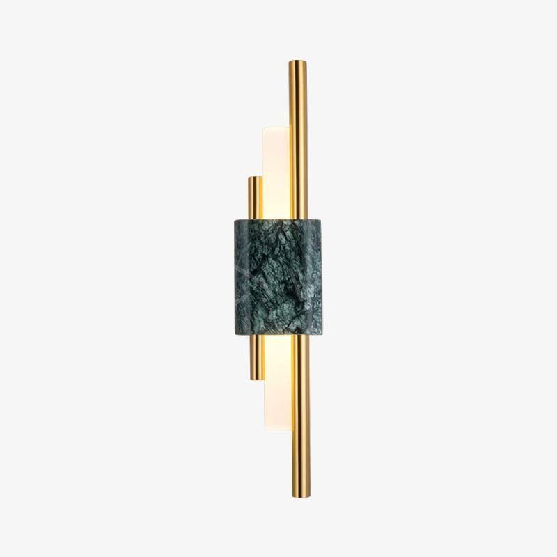 Marble Asymmetric Rod Wall Sconce