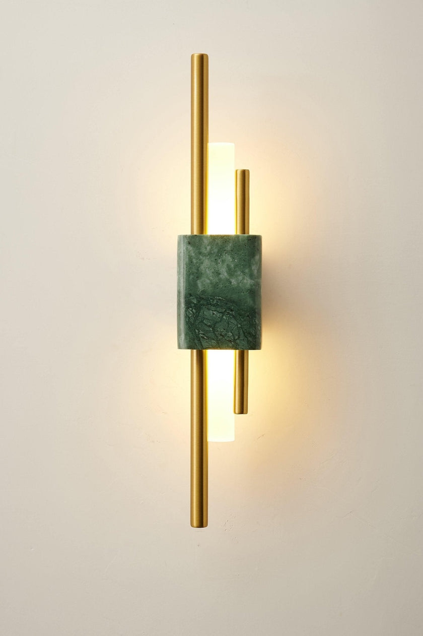 Marble Asymmetric Rod Wall Sconce