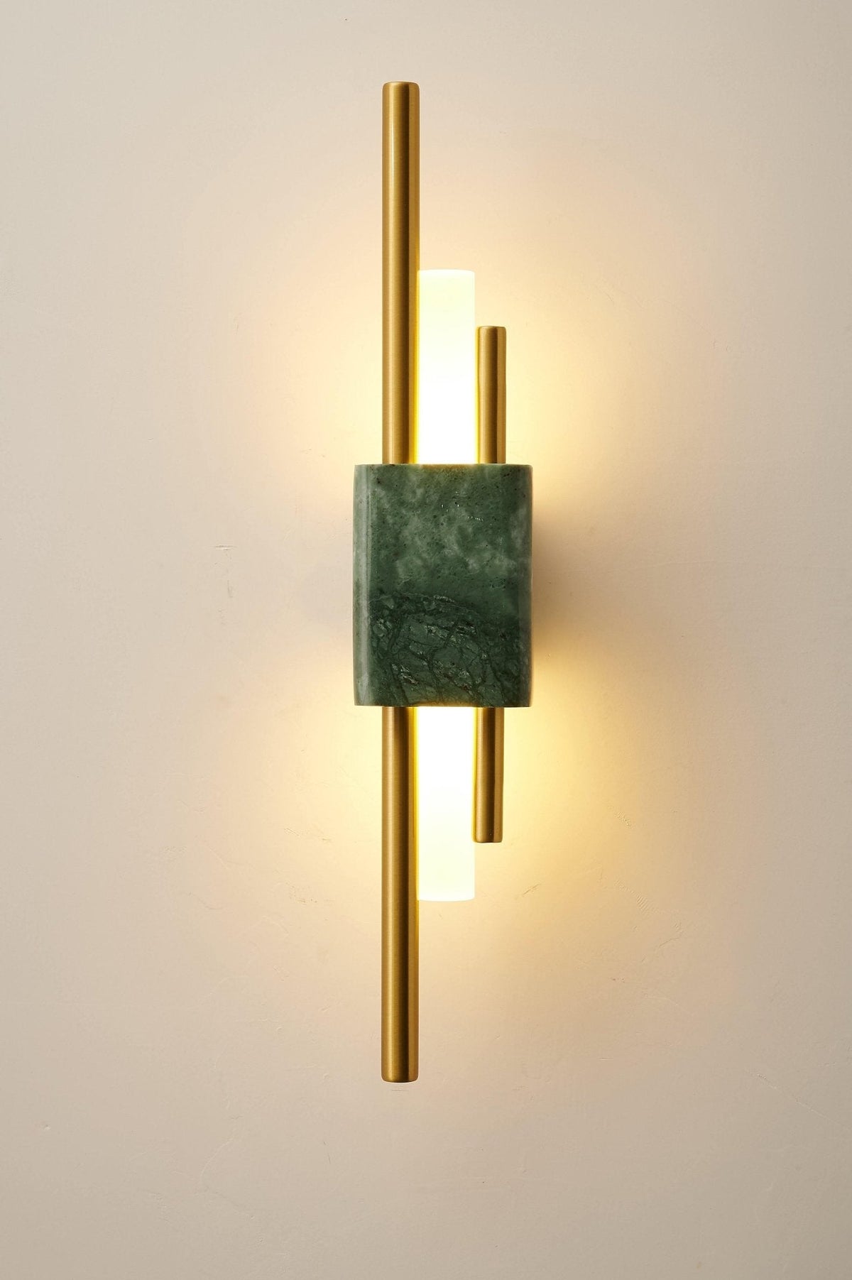 Marble Asymmetric Rod Wall Sconce