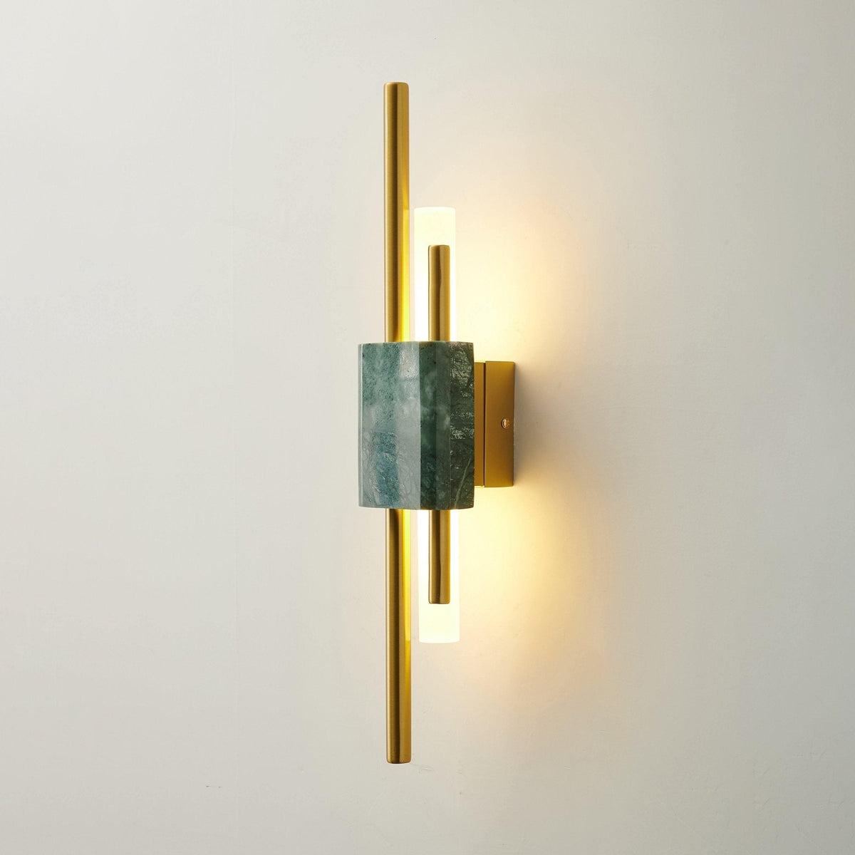 Marble Asymmetric Rod Wall Sconce
