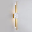 Marble Asymmetric Rod Wall Sconce