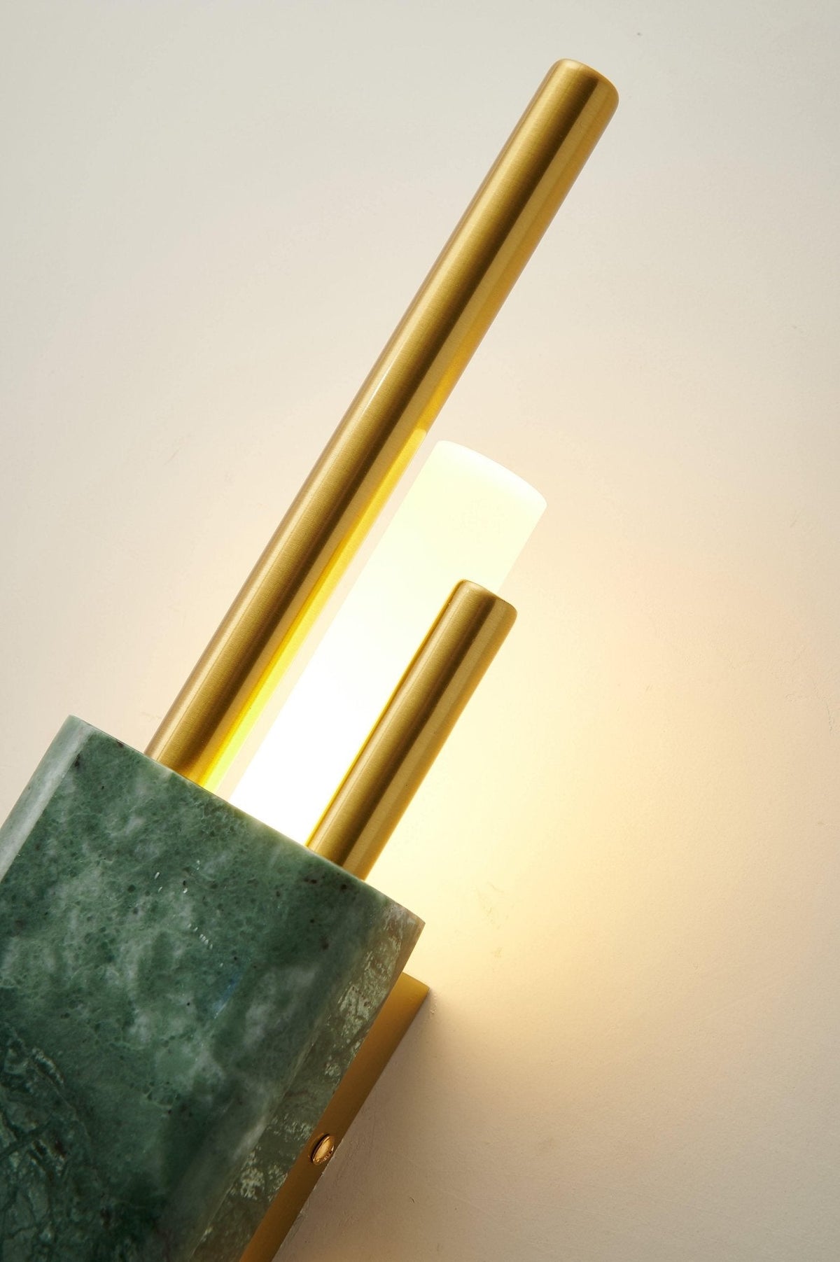 Marble Asymmetric Rod Wall Sconce