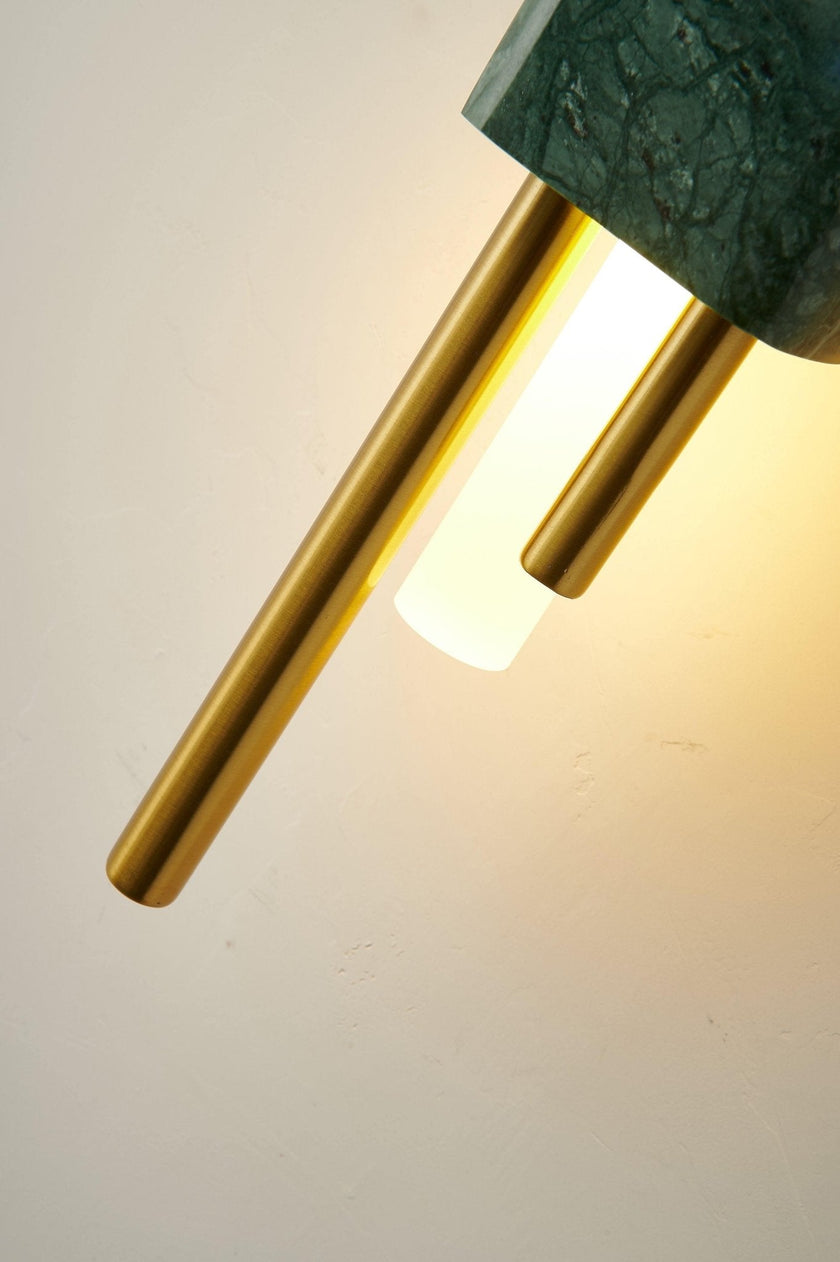 Marble Asymmetric Rod Wall Sconce