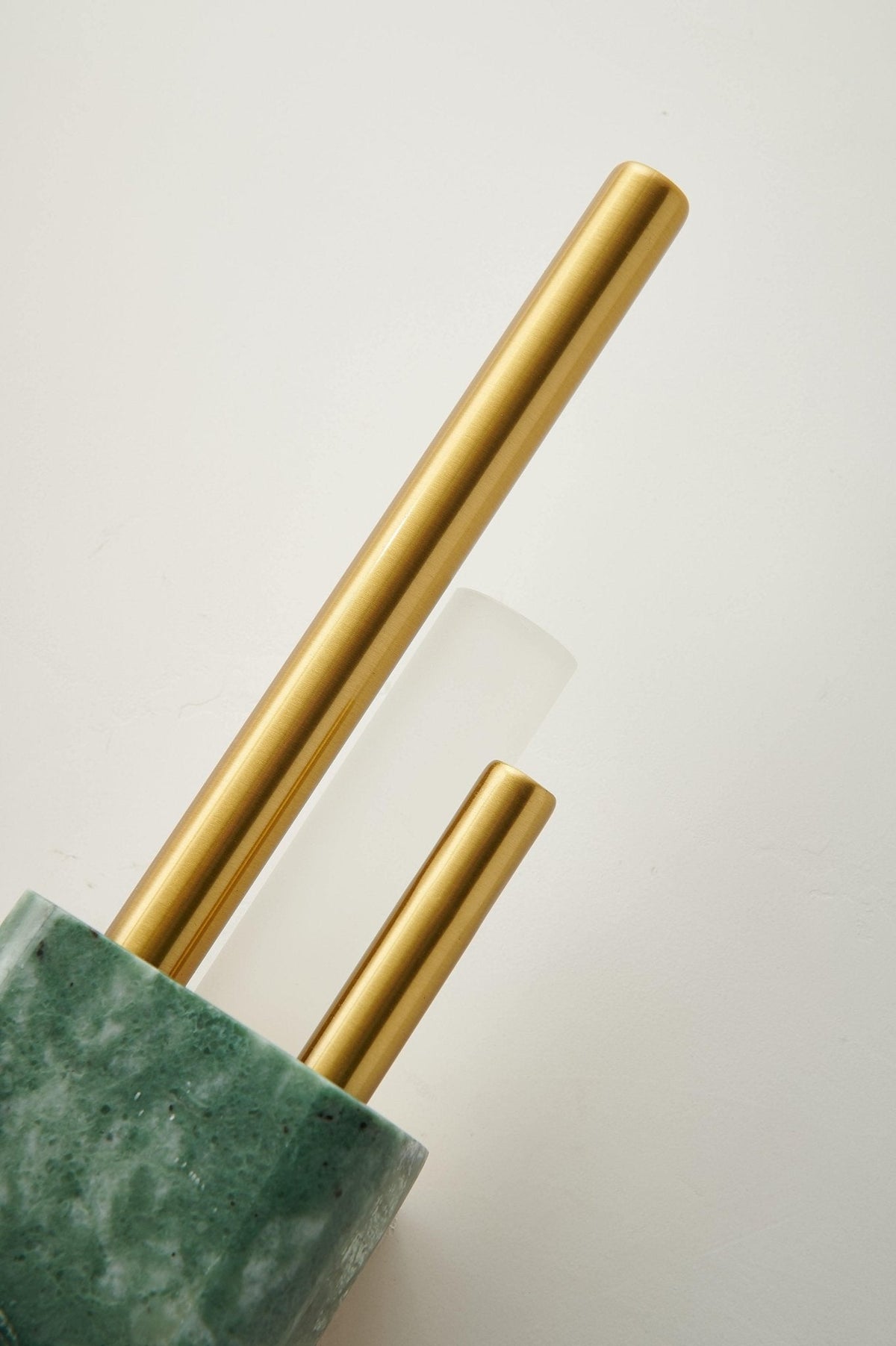 Marble Asymmetric Rod Wall Sconce